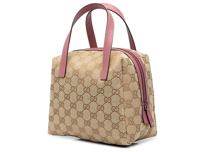 Borsa Gucci Balthus Tofu Mini GG Canvas Beige - vue 2