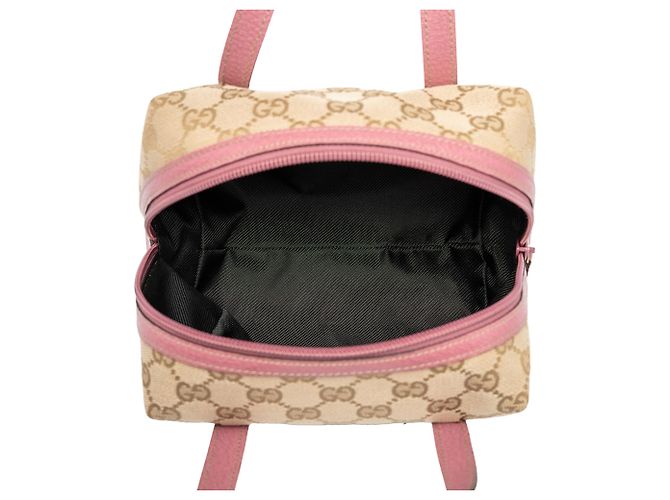 Borsa Gucci Balthus Tofu Mini GG Canvas Beige - vue 4