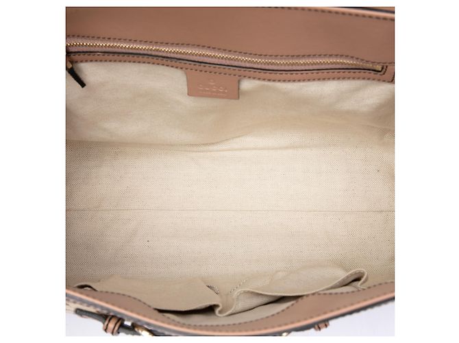 Borsa a tracolla Gucci Emily Large in tela GG beige - vista 4