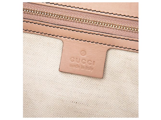 Borsa a tracolla Gucci Emily Large in tela GG beige - vista 5