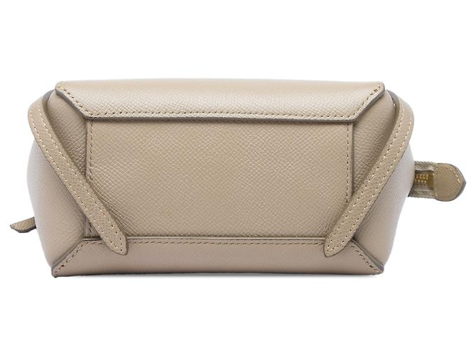 Belt Bag Céline Bolsa de cintura Celine em couro de bezerro grão Pico Bege - vista 3