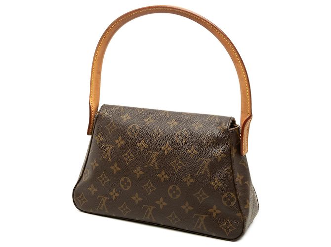 Louis Vuitton Brown Monogram Mini Looping - vista 2