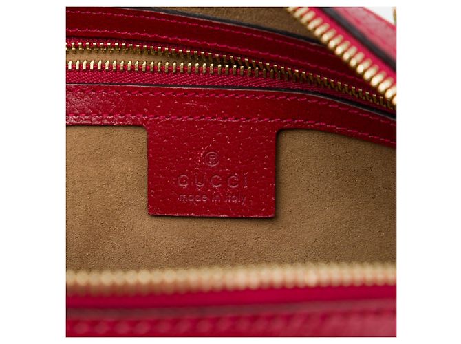 Borsa Gucci Beige Small GG Supreme Tian Boston Bag - vista 5