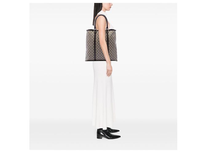 Gucci Beige GG Supreme Joy Vertical Tote - Ansicht 6