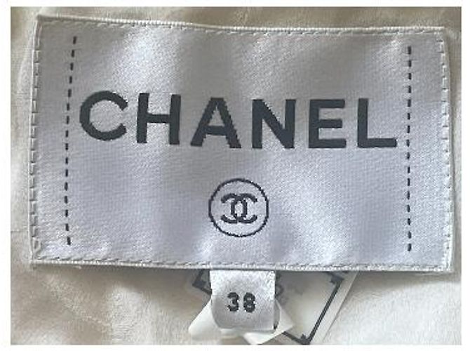 Chanel Tweedjacke 2017 Runway Weiß Schwarz Gold - Ansicht 9
