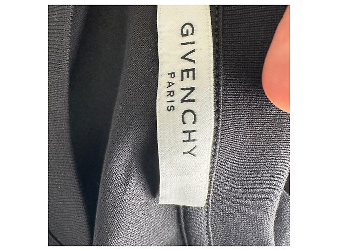 T-shirt a maniche corte Givenchy con logo in cristalli in cotone nero - vista 4