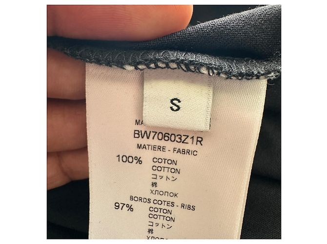T-shirt a maniche corte Givenchy con logo in cristalli in cotone nero - vista 5