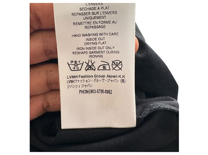 T-shirt a maniche corte Givenchy con logo in cristalli in cotone nero - vista 7