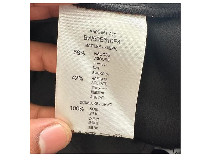 Givenchy Hose mit Seitenstreifen aus schwarzer Viskose - Ansicht 4