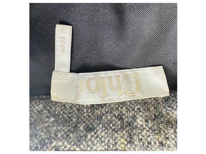 Camisa de tweed Chloé en lana gris - vista 4