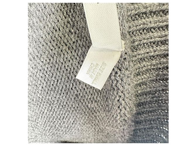 Alexander Wang Alexander Wand Oversized Sweatshirt in Grey Cotton - view 5