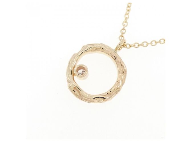 Autre Marque Collar de oro amarillo de 14K y diamantes - vista 4