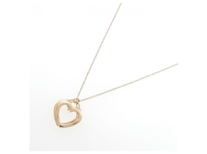 Tiffany & Co Collar Tiffany Sentimental Double Heart en oro rosa 750 - vista 2