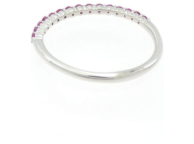 Autre Marque Gstv Platinum Ruby Ring - view 3