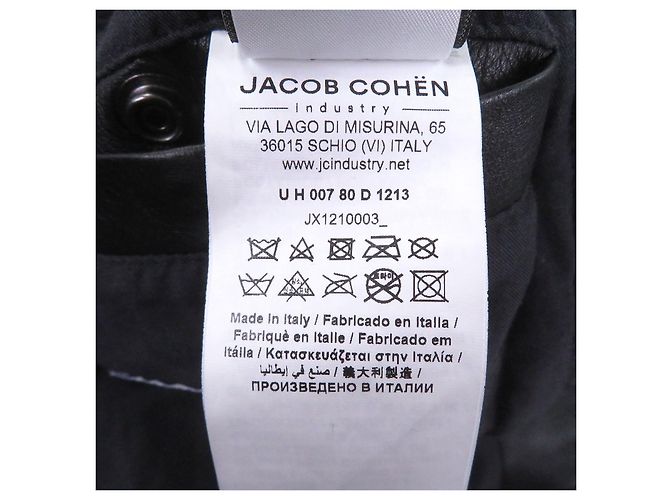 Autre Marque Giacca con cappuccio Jacob Cohen con pannelli in maglia e pelle di pecora - vista 11