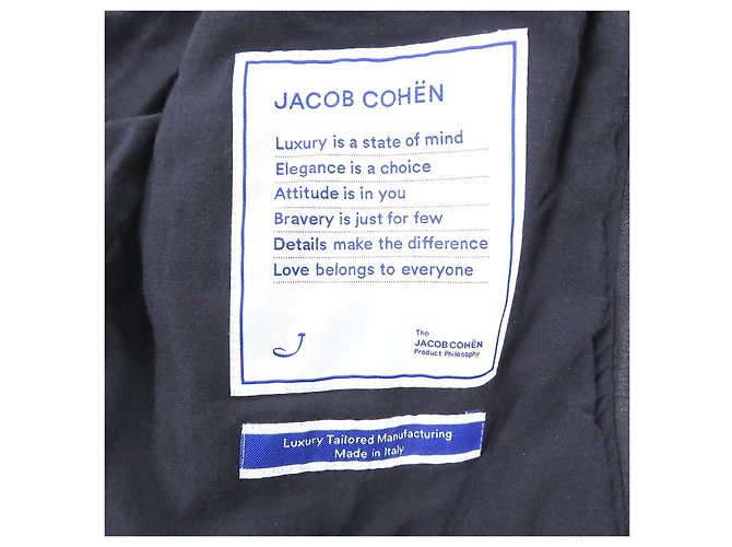 Autre Marque Giacca con cappuccio Jacob Cohen con pannelli in maglia e pelle di pecora - vista 8