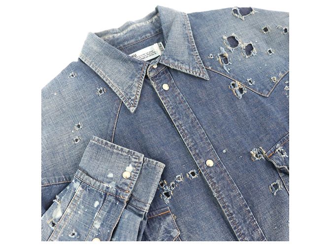 Autre Marque Chaqueta de algodón DAIRIKU Denim Western Shirt - vista 3
