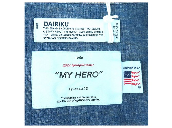 Autre Marque Chaqueta de algodón DAIRIKU Denim Western Shirt - vista 5