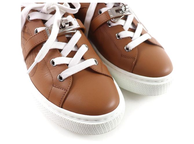 Hermès Baskets Hermes Day Kelly Leather - vue 8