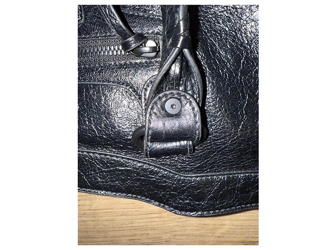 Balenciaga Le City Large Schwarze Handtasche mit Schulterriemen - Ansicht 12