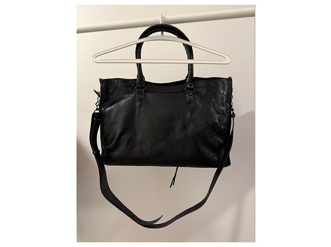 Balenciaga Le City Large Schwarze Handtasche mit Schulterriemen - Ansicht 2