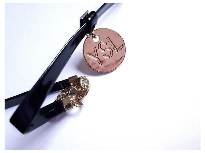 Autre Marque Bracciale Saint Laurent con ciondolo YSL - vista 3