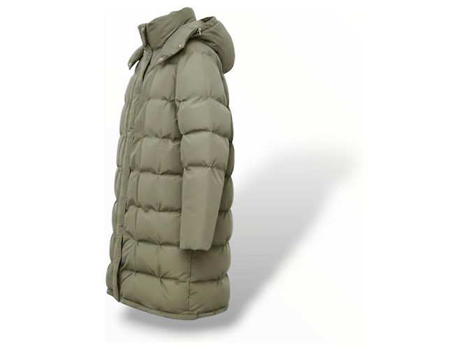 Loewe Chaqueta Acolchada Larga - Verde Caqui - vista 10