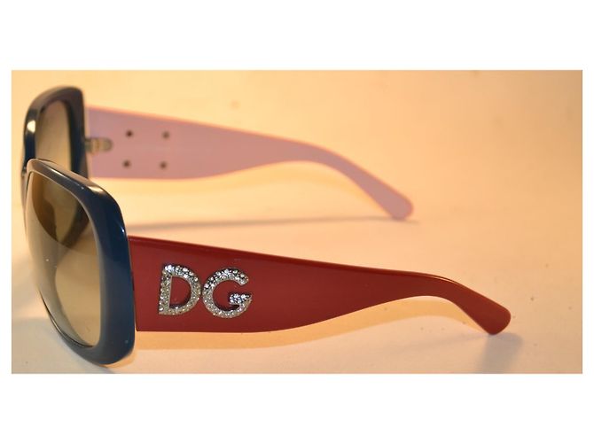 Dolce & Gabbana Lunettes de soleil DG4033 - Bleu et Bordeaux - vue 3