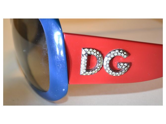 Dolce & Gabbana Lunettes de soleil DG4033 - Bleu et Bordeaux - vue 4