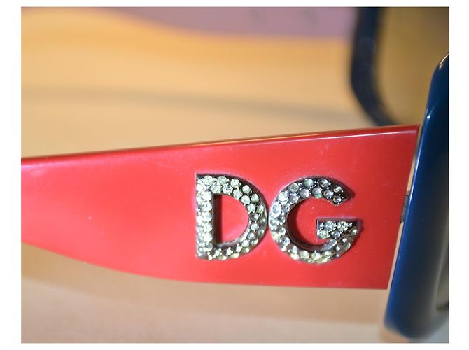 Dolce & Gabbana Lunettes de soleil DG4033 - Bleu et Bordeaux - vue 5