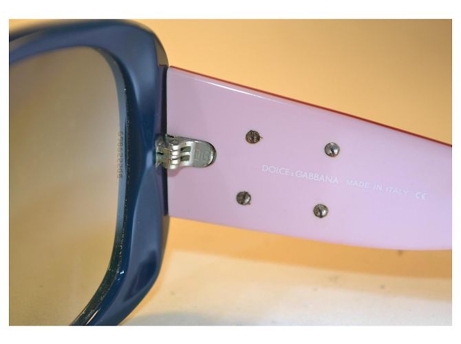 Dolce & Gabbana Lunettes de soleil DG4033 - Bleu et Bordeaux - vue 7