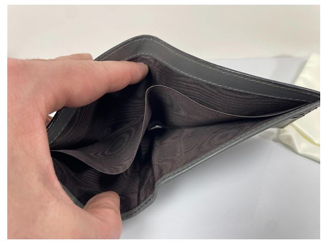 Gucci Guccissima GG Monogram Bi-fold Geldbörse Grau Leder - Ansicht 7