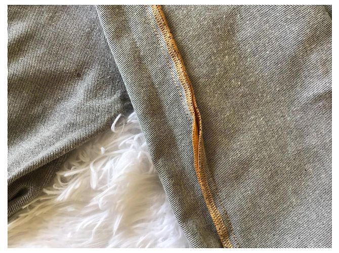 Chanel Jeans em lamé dourado - vista 12