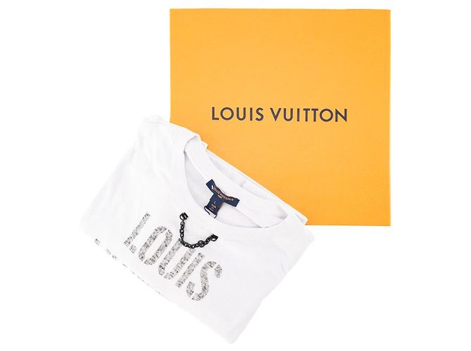 LOUIS VUITTON - Camiseta Louis Vuitton de algodón gris (L) - vista 5