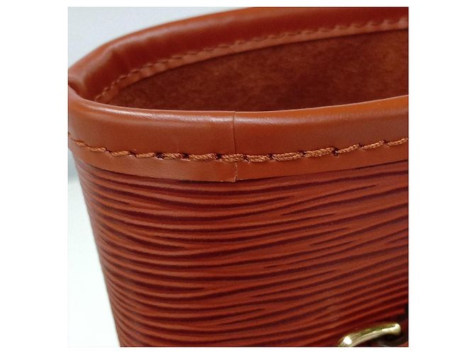 Louis Vuitton Neverfull Shopper Schultertasche aus Epi-Leder Rot - Ansicht 11