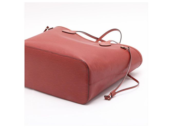 Louis Vuitton Neverfull Shopper Schultertasche aus Epi-Leder Rot - Ansicht 3