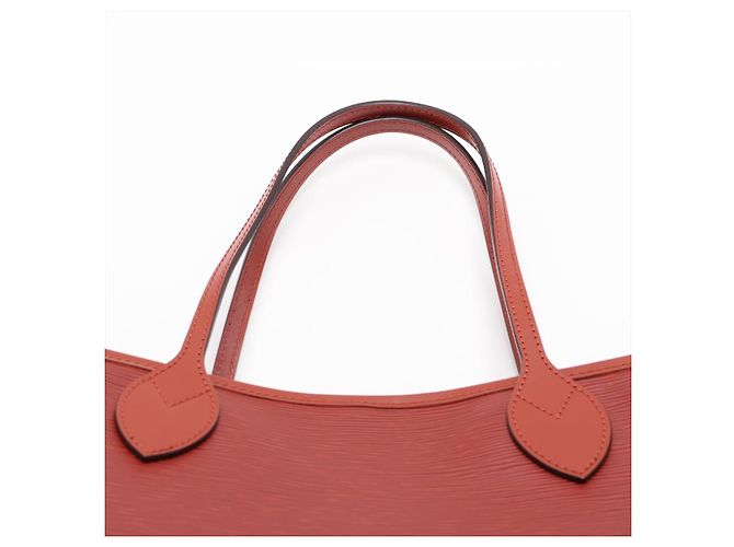 Louis Vuitton Neverfull Shopper Schultertasche aus Epi-Leder Rot - Ansicht 6