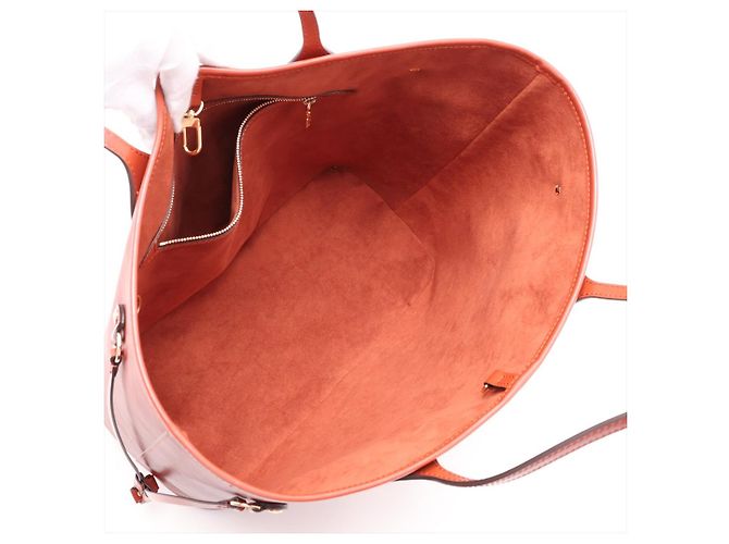 Louis Vuitton Neverfull Shopper Schultertasche aus Epi-Leder Rot - Ansicht 7