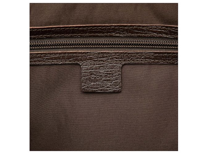 Borsa da viaggio Gucci GG Supreme con doppia zip Beige - vista 5