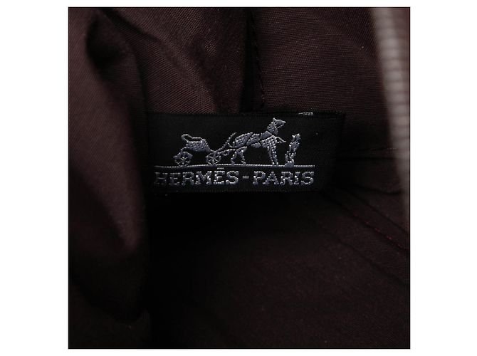 Brown Hermès Toile Bolide Trousse De Voyage Pouch MM Vanity Bag - view 5