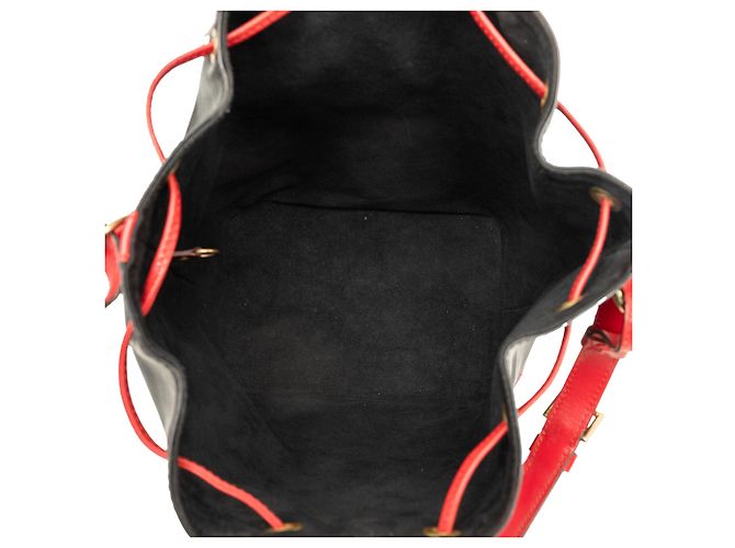 Borsa a secchiello Louis Vuitton Epi Bicolor Noe GM Nera - vista 4