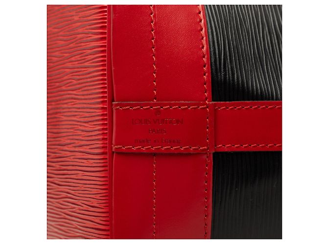 Borsa a secchiello Louis Vuitton Epi Bicolor Noe GM Nera - vista 5
