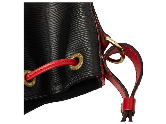 Borsa a secchiello Louis Vuitton Epi Bicolor Noe GM Nera - vista 7