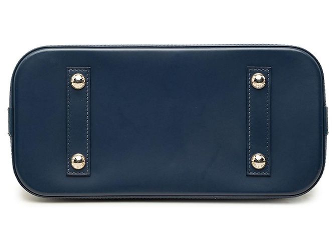 Borsa Satchel Louis Vuitton Epi Alma PM Blu - vista 3