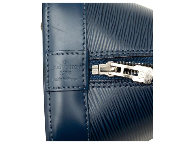 Borsa Satchel Louis Vuitton Epi Alma PM Blu - vista 5