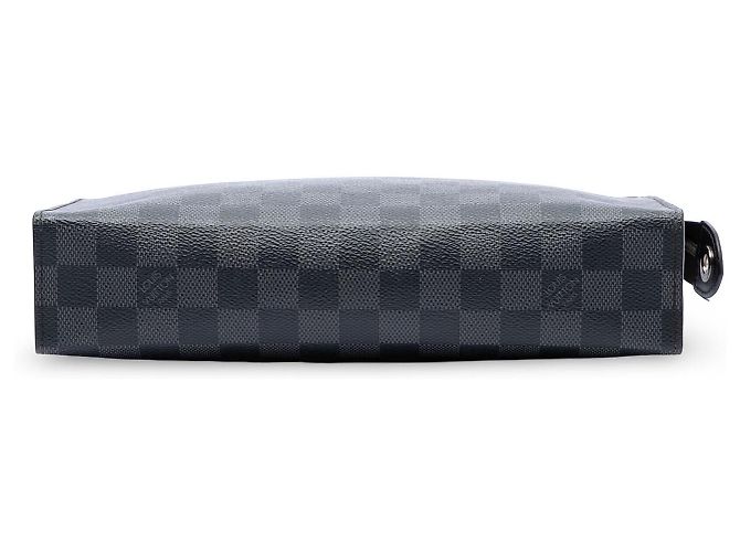 Borsa a pochette Louis Vuitton Damier Graphite Pochette Voyage MM nera - vista 3