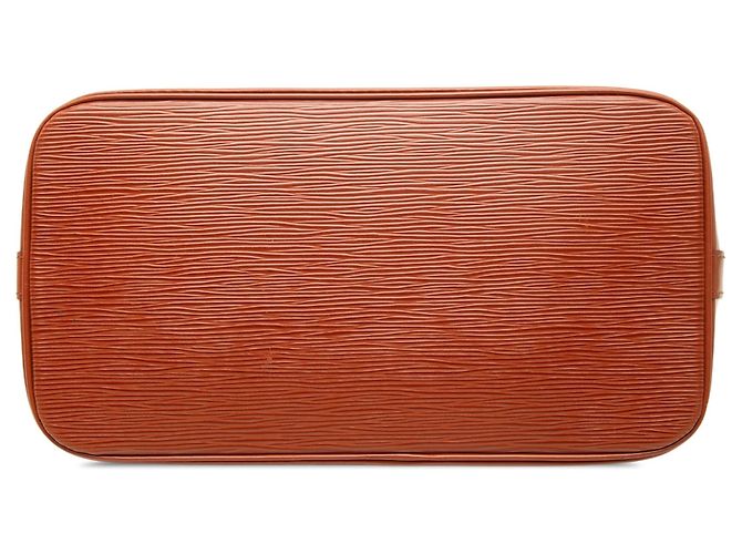 Borsa a mano Louis Vuitton Epi Alma PM Marrone - vista 3