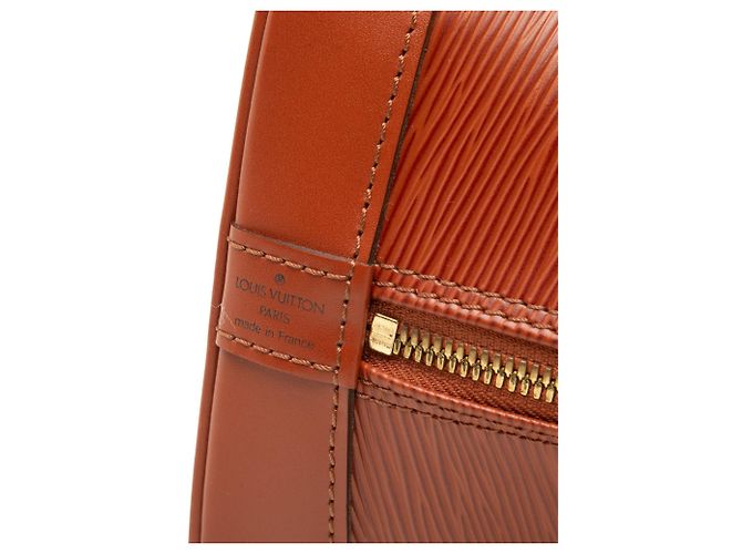 Borsa a mano Louis Vuitton Epi Alma PM Marrone - vista 5