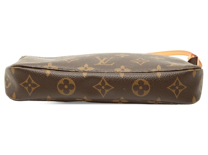 Bolso de hombro Louis Vuitton Monogram Pochette Accessoires Marrón - vista 3