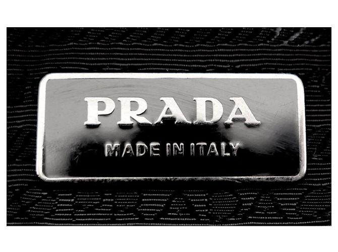 Prada Borsa Autunno 2004 in Nylon e Pelle Stampa Acquerello Pixelata - vista 10